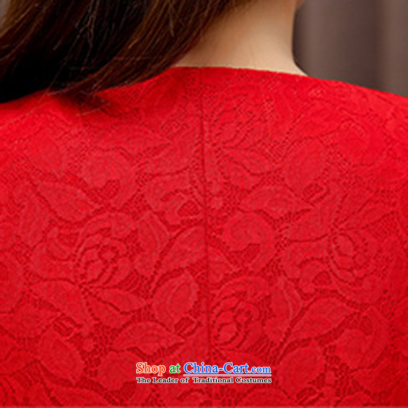 Load New autumn 2015, Japan and the rok leisure Sau San Solid Color simple round-neck collar long-sleeved two kits wedding dresses autumn kit female red , L, the Golan (XGN incense) , , , shopping on the Internet