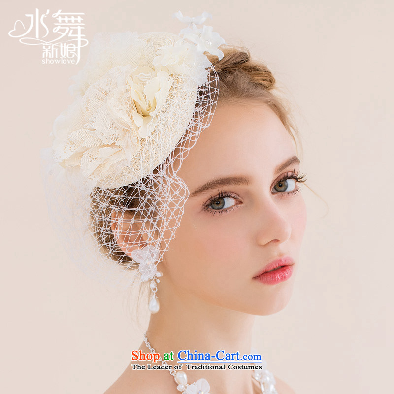 Water & bridal sum of female flowers gauze marriage hats and ornaments shadow uncompleted idyll milk white water cap drill flowers, water & , , , shopping on the Internet