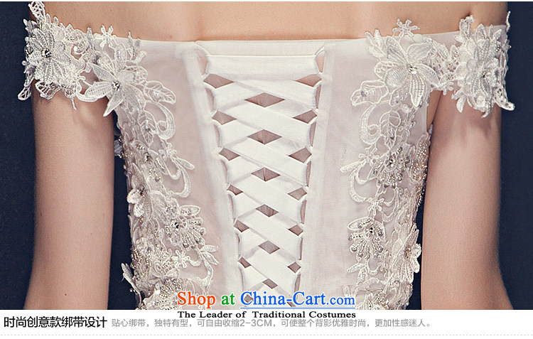The summer and fall of Luang New Word 2015 lace shoulder wedding to align the Korean-style small trailing white flowers wedding dresses m White advanced custom image, prices, brand platters! The elections are supplied in the national character of distribution, so action, buy now enjoy more preferential! As soon as possible.