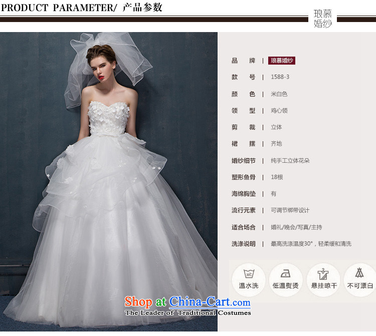 The wedding dresses Luang 2015 new dulls marriages flowers and wedding to align the Chest Custom Size m White custom image, prices, brand platters! The elections are supplied in the national character of distribution, so action, buy now enjoy more preferential! As soon as possible.