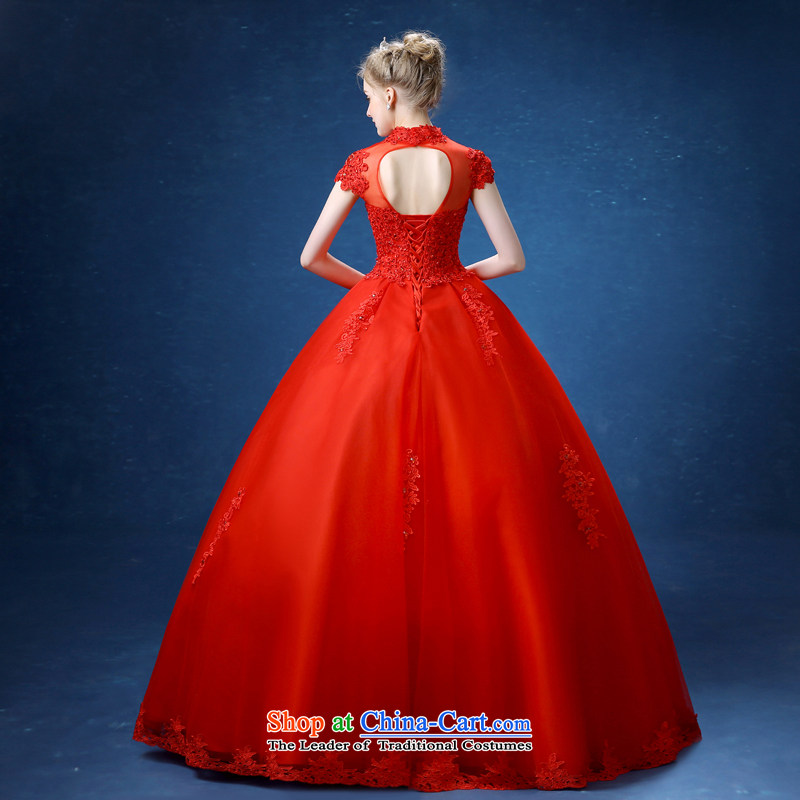 Connie wedding dresses every new 2015 Spring Antique collar slotted shoulder bon bon skirt lace package shoulder graphics thin red wedding red , L, every JIAONI stephanie () , , , shopping on the Internet