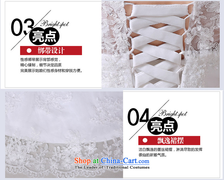 Wedding dress 2015 new word shoulder major Korean tail wedding lace video thin straps crowsfoot wedding summer female white L picture, prices, brand platters! The elections are supplied in the national character of distribution, so action, buy now enjoy more preferential! As soon as possible.
