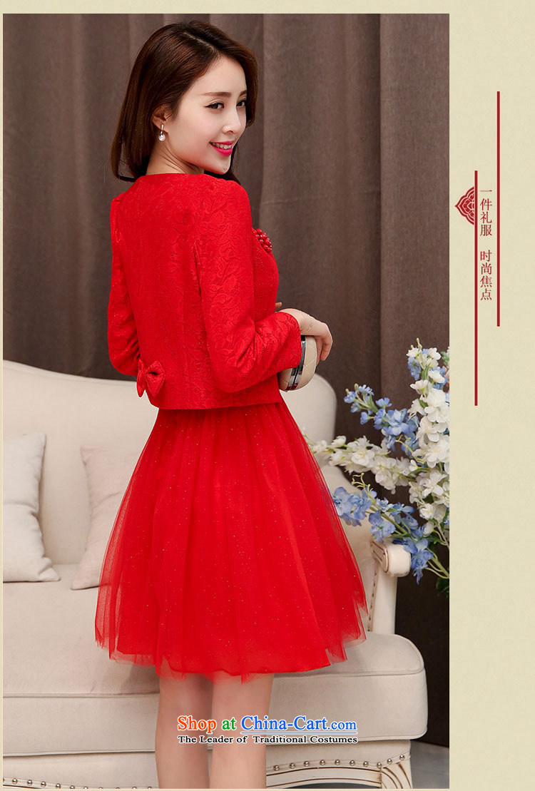 Ya-ting stylish shops fall 2015 new Korean dresses HSZM1529 elegant red L picture, prices, brand platters! The elections are supplied in the national character of distribution, so action, buy now enjoy more preferential! As soon as possible.