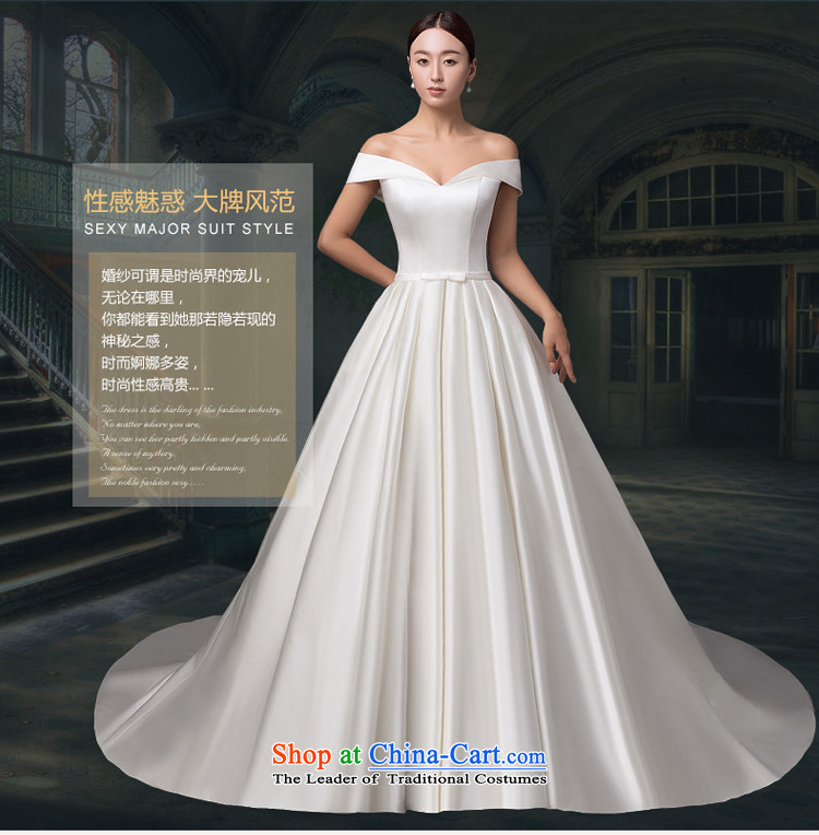 Hillo Lisa (XILUOSHA) wedding dresses 2015 new high-end custom wedding continental luxury one field shoulder tail wedding Satin White L picture, prices, brand platters! The elections are supplied in the national character of distribution, so action, buy now enjoy more preferential! As soon as possible.