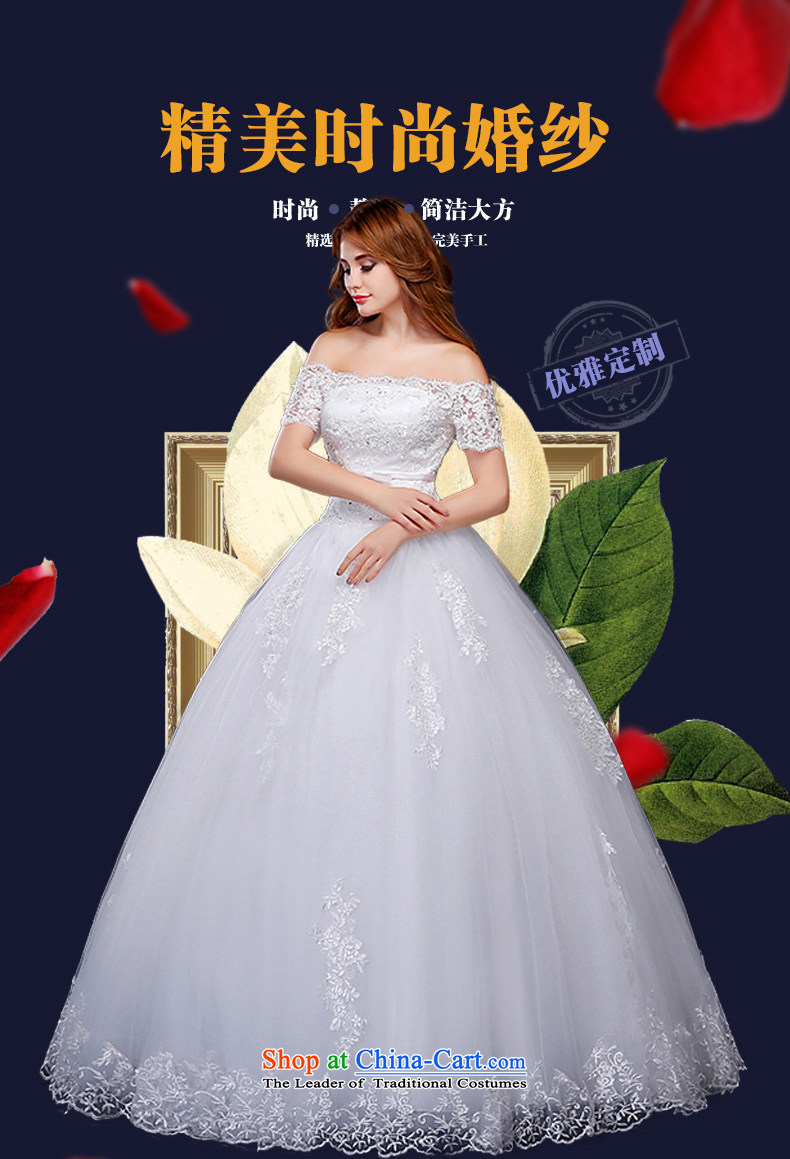 The Korean version of the shoulders, large video to align with thin Summer 2015 new marriages wedding dresses white S picture, prices, brand platters! The elections are supplied in the national character of distribution, so action, buy now enjoy more preferential! As soon as possible.