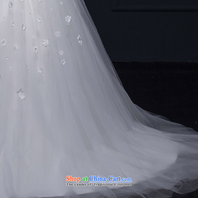 There is a wedding dresses with baby marriages wedding lace small trailing white 6 yards, HOC , , , shopping on the Internet