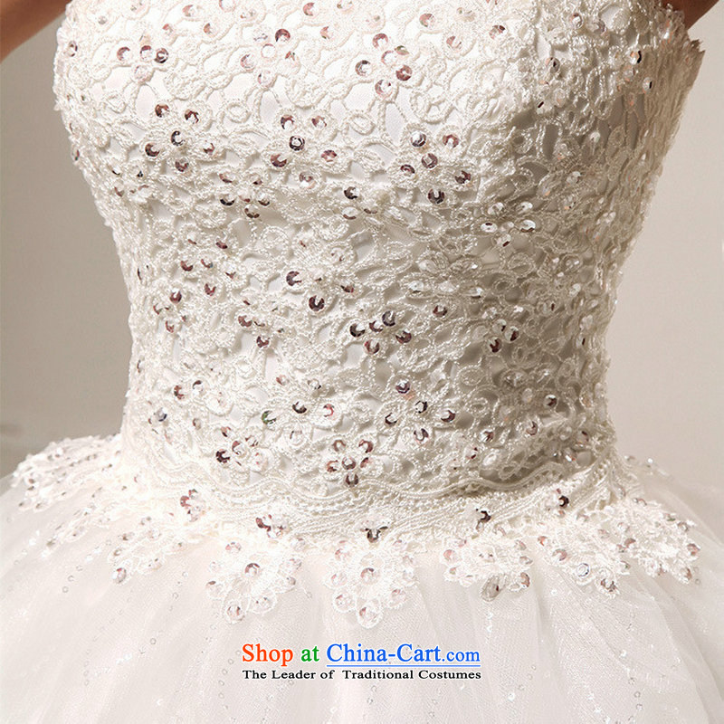 Optimize the new 2015 Hong-wedding Korean sweet large public primary hang also wedding fashion bridal lace straps to align XS7031 wedding package L, Optimize Hong shopping on the Internet has been pressed.