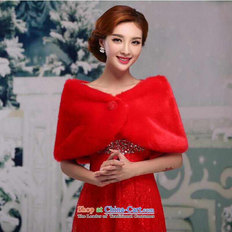 Pure Love bamboo yarn high autumn and winter new wedding shawl red and white high gross shawl bridesmaid dress shawl marriage are white, code jacket pure love bamboo yarn , , , shopping on the Internet