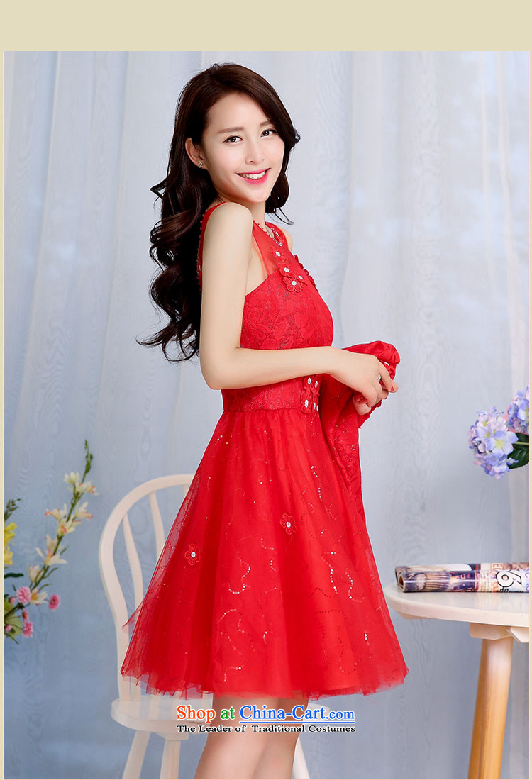 As autumn wedding dress in spring and autumn 2015 new minimalist lace large festive bows to a marriage with a couplet bridesmaids will video thin two kits dresses RED M picture, prices, brand platters! The elections are supplied in the national character of distribution, so action, buy now enjoy more preferential! As soon as possible.