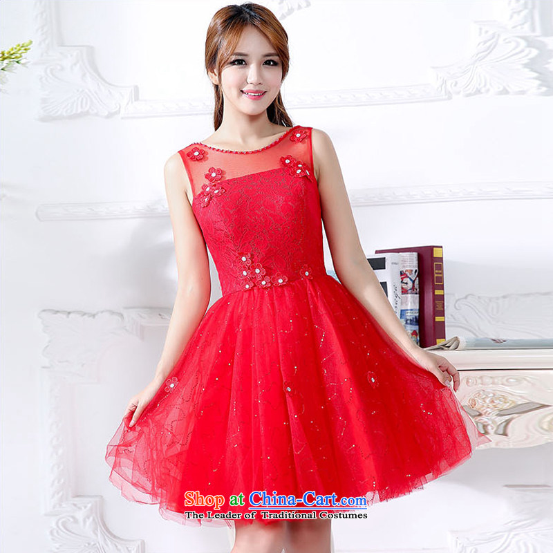 To install the latest autumn and winter 2015 for women Korean leisure neck long skirt small-piece set with two coats wedding dresses RED M to xiangzuo (shopping on the Internet has been pressed.)
