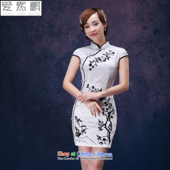 Wedding dress qipao breakpoint decode processing zone new this link wedding compartment has an M Blue package returning picture, prices, brand platters! The elections are supplied in the national character of distribution, so action, buy now enjoy more preferential! As soon as possible.