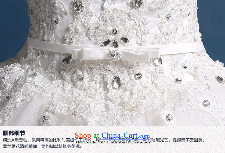 Martin Taylor Wedding 2015 new word shoulder tail wedding Korean lace stylish wedding bride custom wedding dress autumn white (sent three piece) S picture, prices, brand platters! The elections are supplied in the national character of distribution, so action, buy now enjoy more preferential! As soon as possible.