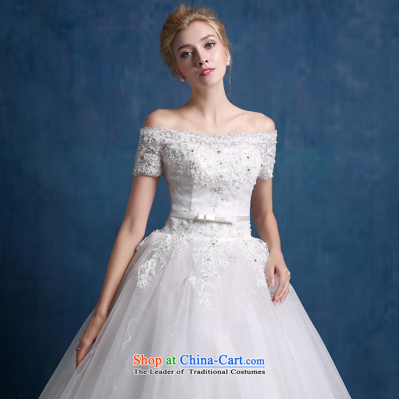 Martin Taylor wedding dresses 2015 autumn and winter new Korean word to align the shoulder marriages Sau San back large lace female white (sent three kit) XXL, TAYLOR TAILEMARTIN Martin () , , , shopping on the Internet