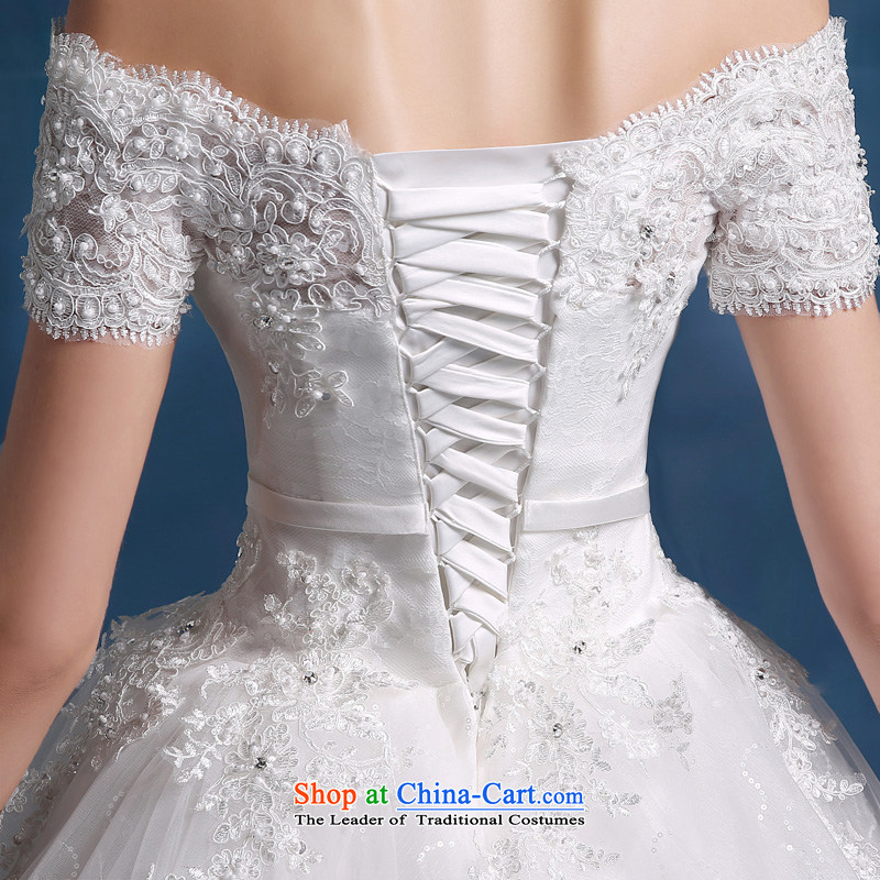 Martin Taylor wedding dresses 2015 autumn and winter new Korean word to align the shoulder marriages Sau San back large lace female white (sent three kit) XXL, TAYLOR TAILEMARTIN Martin () , , , shopping on the Internet
