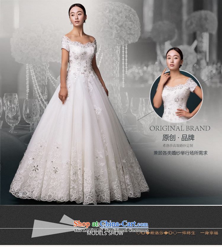Hillo Lisa (XILUOSHA) wedding dresses 2015 new bride wedding alignment strip cuff wedding word shoulder high-end custom White XXL pictures wedding, prices, brand platters! The elections are supplied in the national character of distribution, so action, buy now enjoy more preferential! As soon as possible.