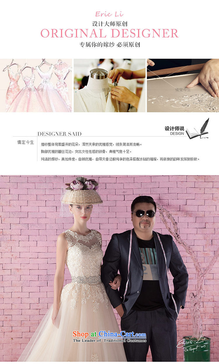Love of the life of the new 2015 Autumn Korean word lace shoulder Diamond Video thin champagne color tail wedding tail) XXXL pictures, prices, brand platters! The elections are supplied in the national character of distribution, so action, buy now enjoy more preferential! As soon as possible.