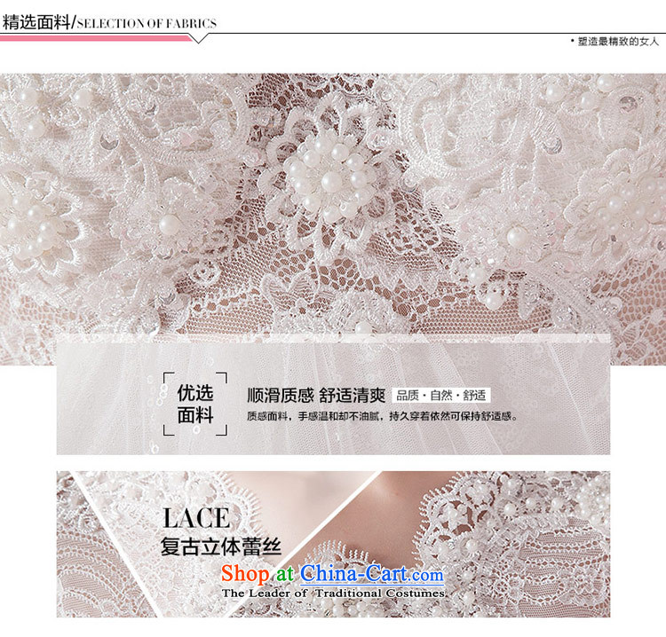 Love of the life of the new word elegant autumn 2015 Fifth shoulder cuff white lace nails to align the pearl white L wedding pictures, prices, brand platters! The elections are supplied in the national character of distribution, so action, buy now enjoy more preferential! As soon as possible.
