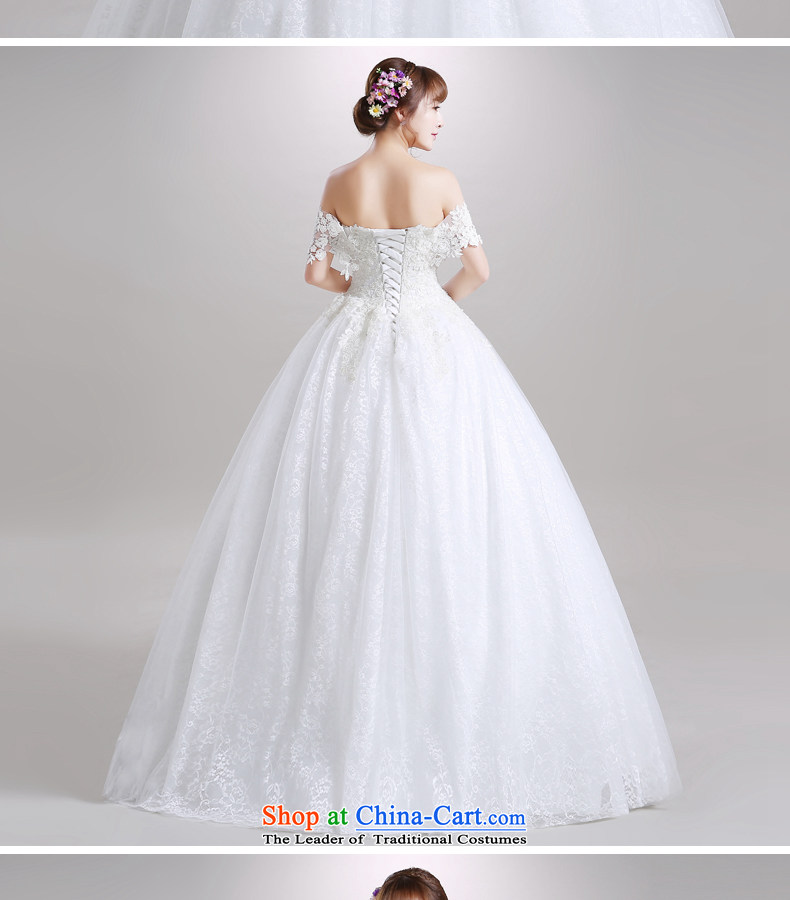 Talk to Her Wedding Dress 2015 autumn and winter the word of the new package to your shoulders large Korean version marriages went out of thin white tailored picture, prices, brand platters! The elections are supplied in the national character of distribution, so action, buy now enjoy more preferential! As soon as possible.