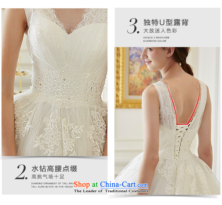 Wedding dress 2015 New Chu lace shoulders deep V bon bon skirt long tail wedding ivory S picture, prices, brand platters! The elections are supplied in the national character of distribution, so action, buy now enjoy more preferential! As soon as possible.