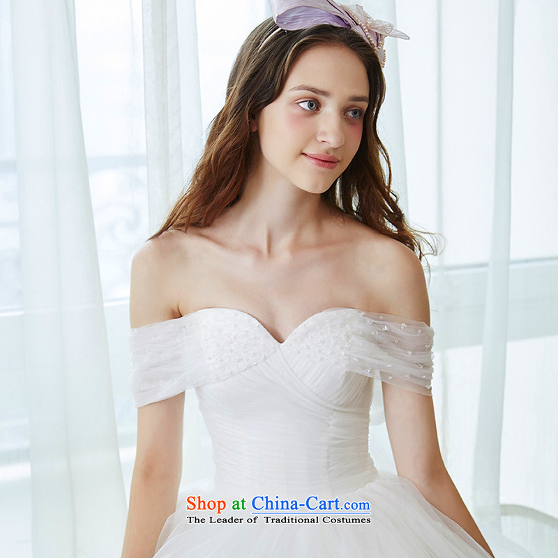 The wedding dresses HIV New Word 2015 droplets world shoulder bon bon skirts and chest wedding ivory S, HIV in , , , shopping on the Internet