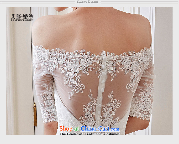The wedding dresses HIV New Word 2015 Aviles 'dshoulder lace in cuff crowsfoot wedding minimalist version L picture, prices, brand platters! The elections are supplied in the national character of distribution, so action, buy now enjoy more preferential! As soon as possible.