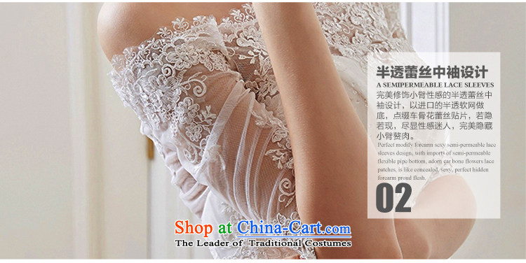 The wedding dresses HIV New Word 2015 Aviles 'dshoulder lace in cuff crowsfoot wedding minimalist version L picture, prices, brand platters! The elections are supplied in the national character of distribution, so action, buy now enjoy more preferential! As soon as possible.