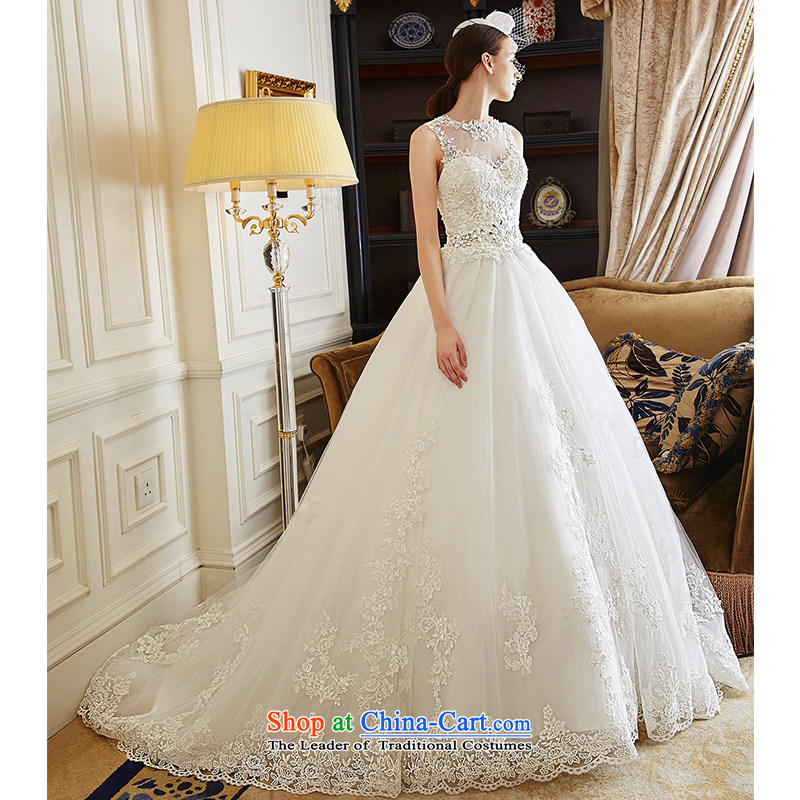 The wedding dresses HIV 2015 new models such as the disclosure of the back half Xuan lace long tail wedding ivory S, HIV in , , , shopping on the Internet