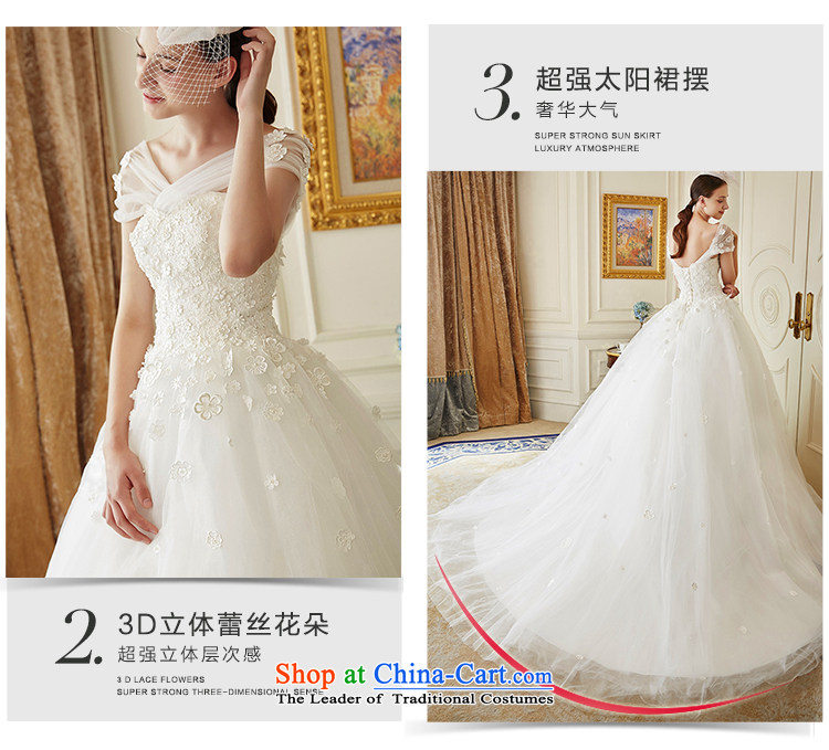 The wedding dresses HIV New Word 2015 Flower Overgrown Tomb shoulder bon bon skirt lace long tail wedding ivory M picture, prices, brand platters! The elections are supplied in the national character of distribution, so action, buy now enjoy more preferential! As soon as possible.