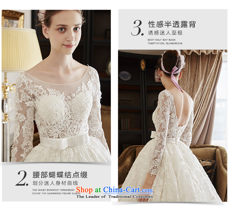 The wedding dresses HIV 2015 New Ling Ching long-sleeved lace bon bon skirt long tail wedding ivory L picture, prices, brand platters! The elections are supplied in the national character of distribution, so action, buy now enjoy more preferential! As soon as possible.