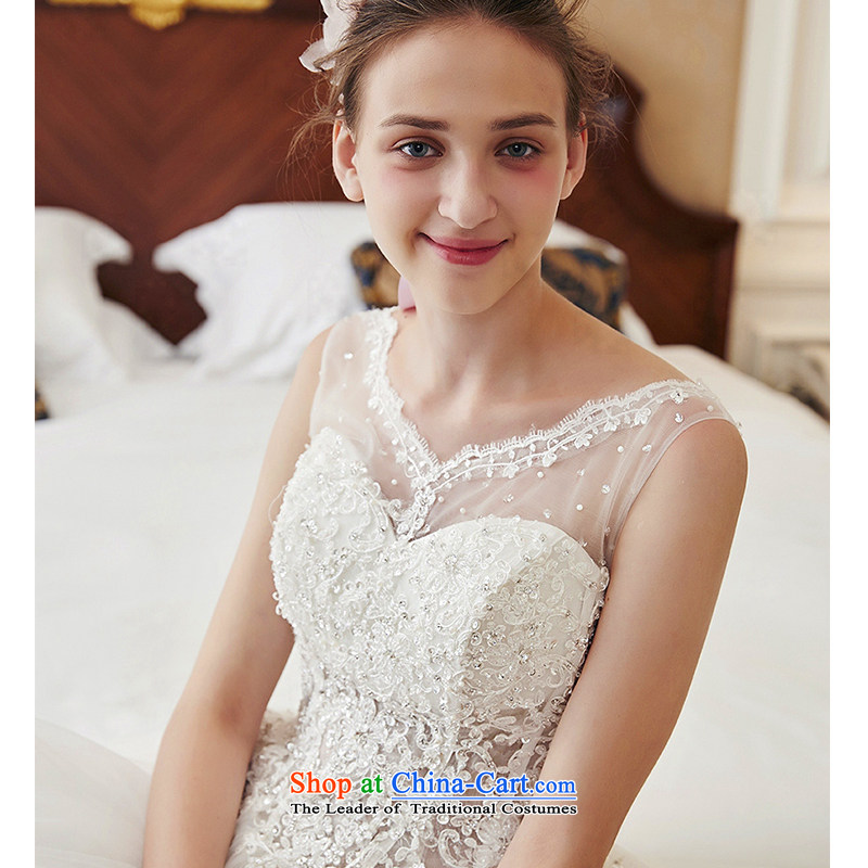 Wedding dresses new understanding of 2015 Back bon bon skirt lace long tail wedding ivory S, HIV in , , , shopping on the Internet