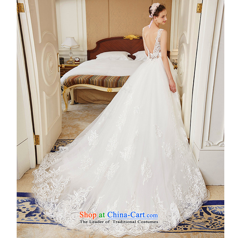 Wedding dresses new understanding of 2015 Back bon bon skirt lace long tail wedding ivory S, HIV in , , , shopping on the Internet