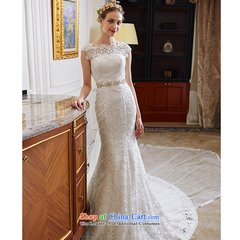 The wedding dresses HIV NEW 2015 Fuser dream lace Top Loin foutune crowsfoot wedding ivory S, HIV in , , , shopping on the Internet