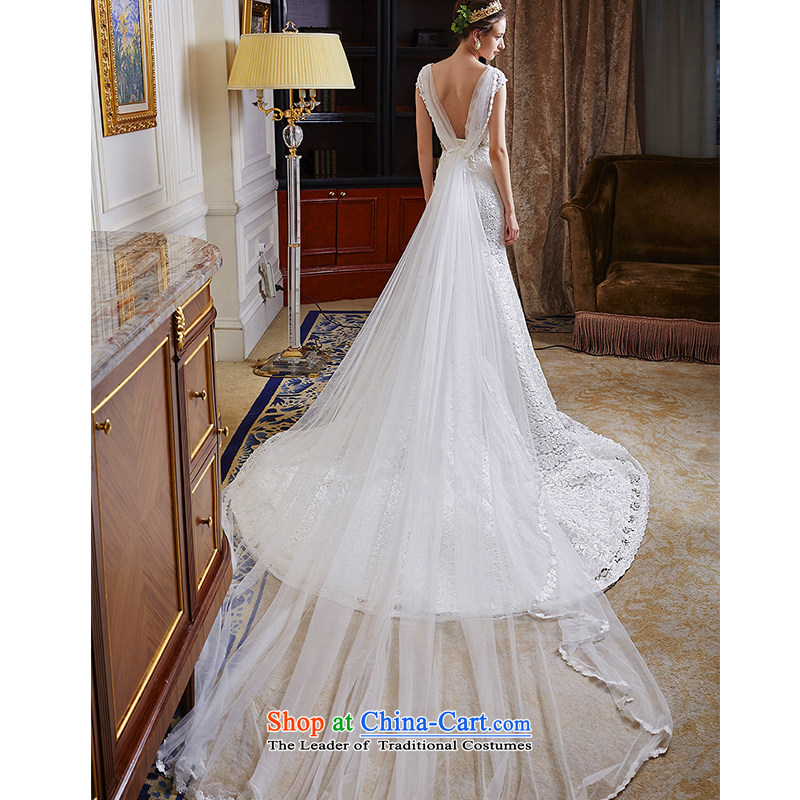 The wedding dresses HIV NEW 2015 Fuser dream lace Top Loin foutune crowsfoot wedding ivory S, HIV in , , , shopping on the Internet