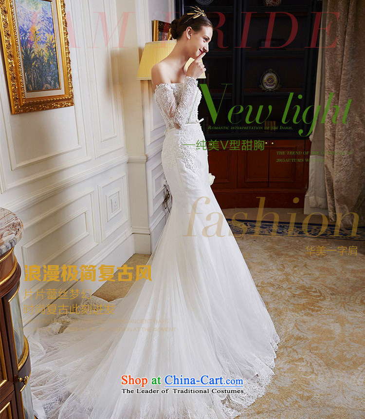 The wedding dresses HIV NEW 2015 dream included long-sleeved foutune crowsfoot anointed chest wedding ivory M picture, prices, brand platters! The elections are supplied in the national character of distribution, so action, buy now enjoy more preferential! As soon as possible.