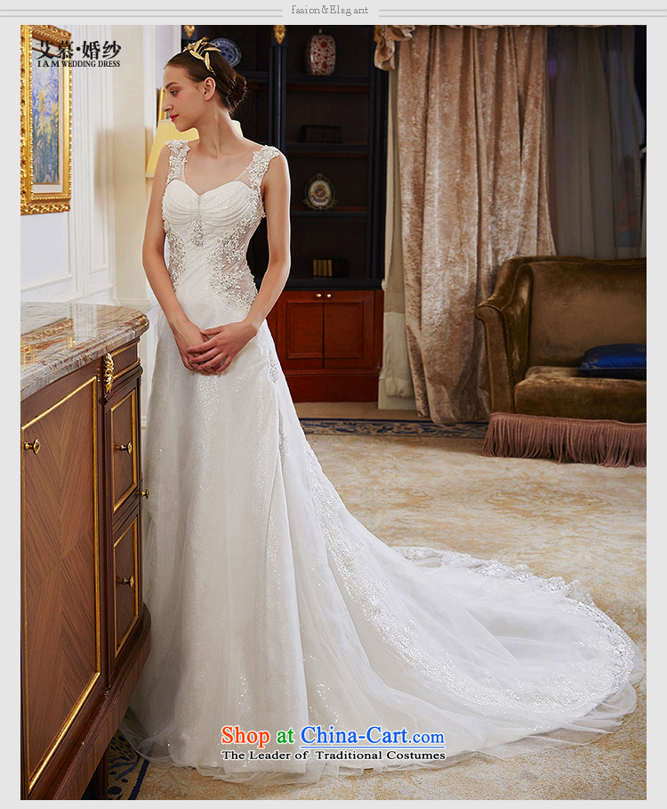 The wedding dresses HIV NEW 2015 cross-Cayman shoulders lace crowsfoot long tail wedding ivory L picture, prices, brand platters! The elections are supplied in the national character of distribution, so action, buy now enjoy more preferential! As soon as possible.