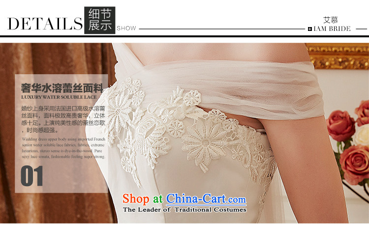 The wedding dresses HIV NEW 2015 a detailed field shoulder lace foutune crowsfoot wedding ivory L picture, prices, brand platters! The elections are supplied in the national character of distribution, so action, buy now enjoy more preferential! As soon as possible.
