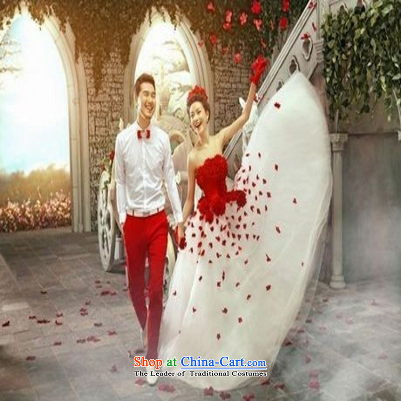 Break clearance bride wedding dresses qipao bridesmaid to stage costumes wedding photography subject wedding dresses, Lisa- L, red with love so Peng (AIRANPENG) , , , shopping on the Internet
