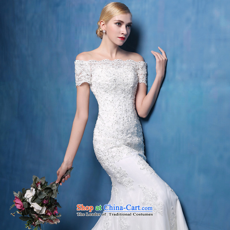 Martin Taylor luxury lace 2015 new bride wedding dresses minimalist Sau San video thin crowsfoot tail of a Korean-style field shoulder white (sent three kit) M Taylor (TAILEMARTIN Martin) , , , shopping on the Internet