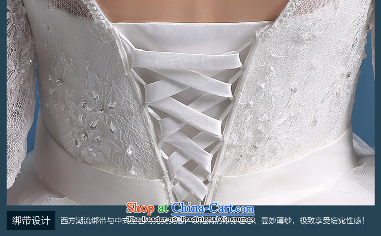 Martin Taylor bride wedding dresses engraving lace align to the word crowsfoot shoulder princess wedding Korean Style New autumn 2015 Sau San White (sent three kit) XL Photo, prices, brand platters! The elections are supplied in the national character of distribution, so action, buy now enjoy more preferential! As soon as possible.