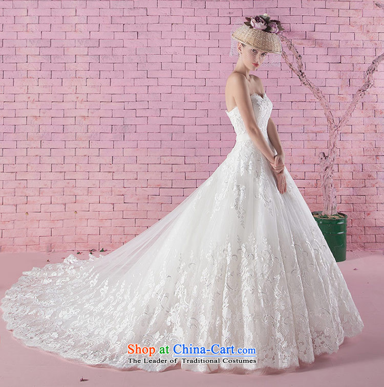 Love of the life of the new 2015 Autumn new sense of motherly love Mary Magdalene chest lace Foutune of video thin straps romantic deluxe tail wedding Korean brides wedding gown White M white picture, prices, brand platters! The elections are supplied in the national character of distribution, so action, buy now enjoy more preferential! As soon as possible.