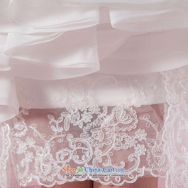 Love of the life of new products in the autumn of 2015, the elegant short shoulder pad white lace wedding fashion romantic tail trailing tailor-made exclusively the concept of love of the overcharged shopping on the Internet has been pressed.