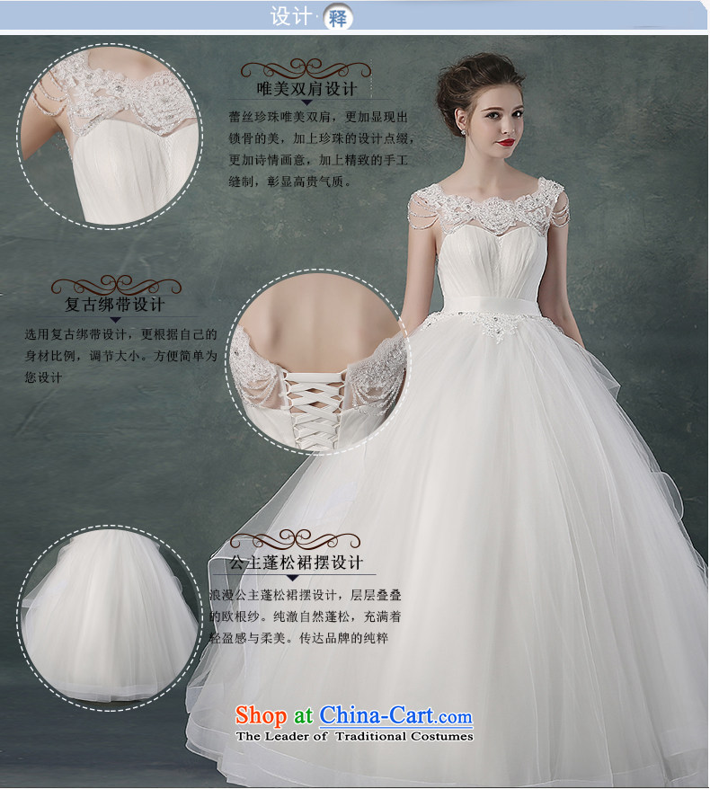 2015 Autumn and winter new Korean word shoulder larger video thin marriages wedding dresses straps to align the White XXL pictures), prices, brand platters! The elections are supplied in the national character of distribution, so action, buy now enjoy more preferential! As soon as possible.