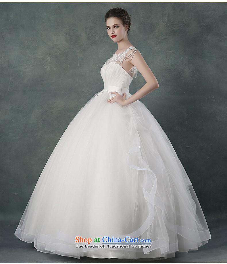 2015 Autumn and winter new Korean word shoulder larger video thin marriages wedding dresses straps to align the White XXL pictures), prices, brand platters! The elections are supplied in the national character of distribution, so action, buy now enjoy more preferential! As soon as possible.