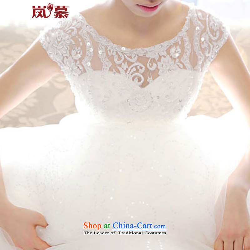 The sponsors of the 2015 New LAURELMARY, Korean Word retro shoulder lace Foutune of graphics to align with thin bon bon skirt bride wedding ivory XL( chest 95/ waist 79), included the , , , shopping on the Internet