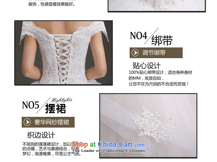 The word Yi Ho shoulder wedding dresses 2015 autumn and winter, new marriages Korean lace thin snap to Sau San video bon bon skirt winter wedding white , within a week after the shipment S waistline 1.9 feet pictures code, prices, brand platters! The elections are supplied in the national character of distribution, so action, buy now enjoy more preferential! As soon as possible.