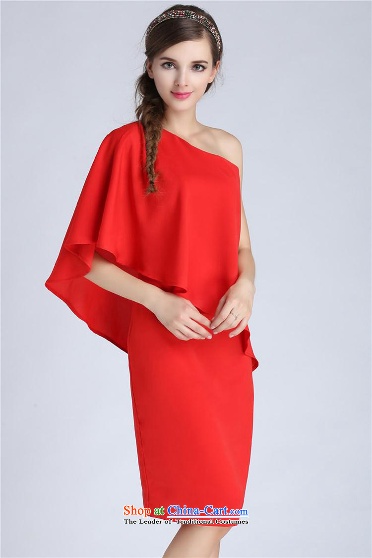 Deloitte Touche Tohmatsu trade shop 2015 Summer new shoulder billowy flounces Sau San package and bare shoulders red bows dress women S pictures, price red, brand platters! The elections are supplied in the national character of distribution, so action, buy now enjoy more preferential! As soon as possible.