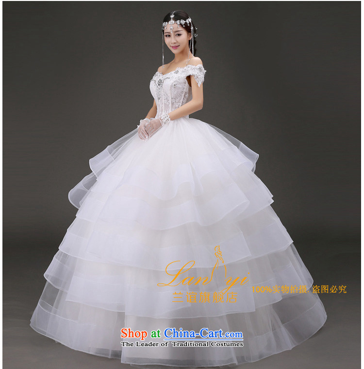 The word Yi Ho shoulder wedding dresses 2015 autumn and winter, new marriages Korean lace Sau San video thin to align the princess bon bon skirt winter wedding white , within a week after the shipment L code waist 2.1 foot picture, prices, brand platters! The elections are supplied in the national character of distribution, so action, buy now enjoy more preferential! As soon as possible.