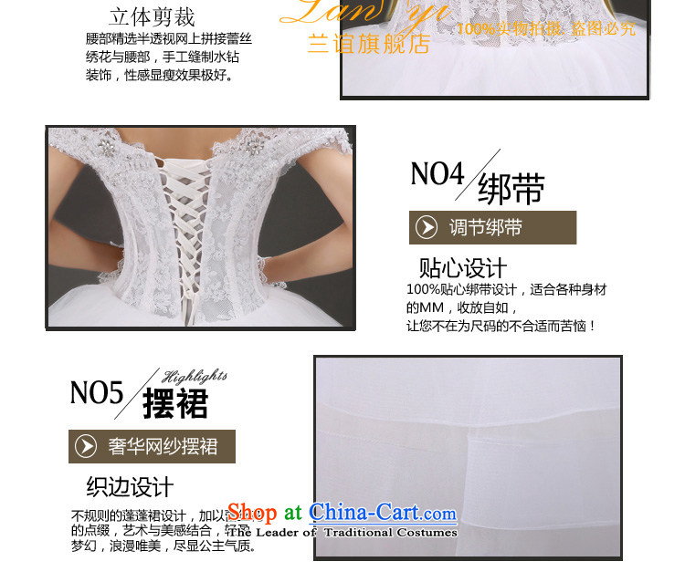 The word Yi Ho shoulder wedding dresses 2015 autumn and winter, new marriages Korean lace Sau San video thin to align the princess bon bon skirt winter wedding white , within a week after the shipment L code waist 2.1 foot picture, prices, brand platters! The elections are supplied in the national character of distribution, so action, buy now enjoy more preferential! As soon as possible.