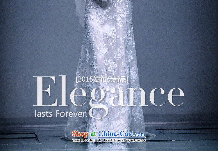 2015 new lace shoulders V-Neck long tail video thin wedding princess lace Korean flower crowsfoot wedding 40251092 champagne color 165/90A 30 days pre-sale picture, prices, brand platters! The elections are supplied in the national character of distribution, so action, buy now enjoy more preferential! As soon as possible.