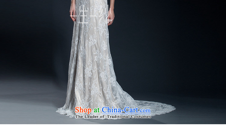 2015 new lace shoulders V-Neck long tail video thin wedding princess lace Korean flower crowsfoot wedding 40251092 champagne color 165/90A 30 days pre-sale picture, prices, brand platters! The elections are supplied in the national character of distribution, so action, buy now enjoy more preferential! As soon as possible.